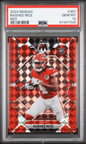 Graded 2023 Panini Mosaic Rashee Rice #357 Red Rookie RC Football Card PSA 10 Gem Mint
