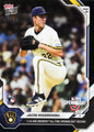2026 Topps Now Jacob Misiorowski #4 Black Foil /10 11Ks Are Brewers All Time Opening Day Record Milwaukee Brewers Rookie RC Baseball Card