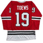 Autographed/Signed Jonathan Toews Chicago Red Hockey Jersey Beckett BAS COA