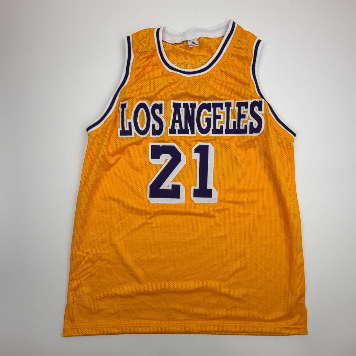 Autographed/Signed Michael Cooper Los Angeles Yellow Basketball Jersey Beckett BAS COA