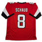Autographed/Signed Matt Schaub Atlanta Red Football Jersey JSA COA
