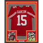 Framed Autographed/Signed Pierre Garcon 35x39 San Francisco Red Football Jersey Beckett BAS COA
