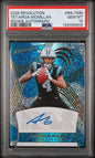 Graded 2025 Panini Revolution Tetairoa McMillan #RATMN /299 Rookie Autograph Rookie RC Football Card PSA 10 Gem Mint