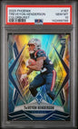 Graded 2025 Panini Phoenix TreVeyon Henderson #187 /10 Colorburst Rookie RC Football Card PSA 10 Gem Mint
