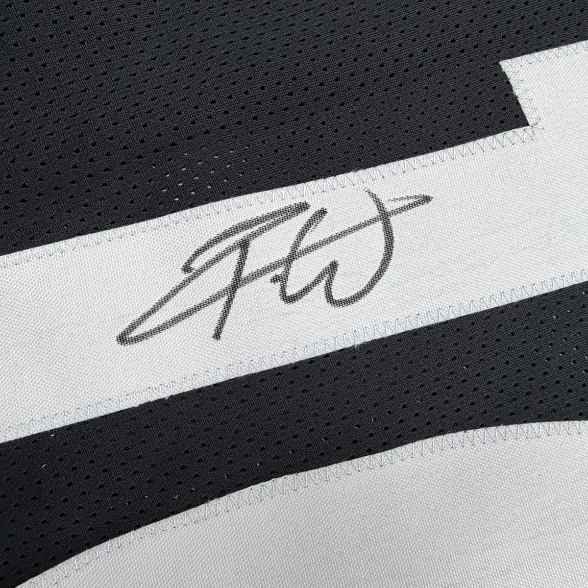 Framed Autographed/Signed Roman Wilson 35x39 Pittsburgh Black Football Jersey Beckett BAS COA