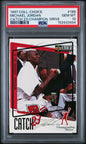 Graded 1997 Upper Deck UD Collector's Choice Michael Jordan #189 Catch 23 Championship Drive Basketball Card PSA 10 Gem Mint