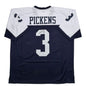 Autographed/Signed George Pickens Dallas Thanksgiving Day Football Jersey JSA COA