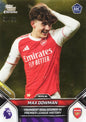 2025 Topps Now Max Dowman #156 Gold Chrome /50 Youngest Goalscorer in Premier League History Arsenal Rookie RC Soccer Card