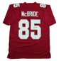 Autographed/Signed Trey McBride Arizona Red Football Jersey Beckett BAS COA