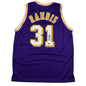 Autographed/Signed Kurt Rambis Los Angeles Purple Basketball Jersey Beckett BAS COA