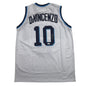 Autographed/Signed Donte DiVincenzo Villanova White College Basketball Jersey Beckett BAS COA