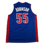 Autographed/Signed Duncan Robinson Detroit Blue Basketball Jersey Beckett BAS COA