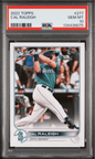 Graded 2022 Topps Cal Raleigh #277 Rookie RC Baseball Card PSA 10 Gem Mint