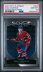 Graded 2021 Upper Deck OPC Platinum Cole Caufield #SS3 Sweet Selections Rookie RC Hockey Card PSA 10 Gem Mint