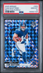 Graded 2025 Panini Mosaic Cam Skattebo #305 Reactive Purple Rookie RC Football Card PSA 10 Gem Mint