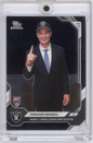 2026 Topps Now Fernando Mendoza #FMEN Black Chrome /10 Raiders 1st Overall 2026 NFL Draft Selection Las Vegas Raiders Rookie RC Football Card