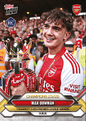 2025 Topps Now Max Dowman #002 Youngest Ever Premier League Winner Arsenal Rookie RC Soccer Card