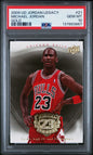 Graded 2009 UD Upper Deck Michael Jordan #21 Legacy Gold Career High FG Basketball Card PSA 10 Gem Mint