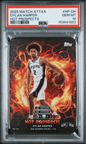 Graded 2025 Topps Match Attax Dylan Harper #HPDH Hot Prospects Rookie RC Basketball Card PSA 10 Gem Mint