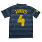 Autographed/Signed Javier Zanetti Inter Milan Navy Blue Soccer Futbol Jersey Beckett BAS COA
