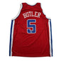 Autographed/Signed Caron Butler Los Angeles Red Basketball Jersey Beckett BAS COA