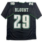 Autographed/Signed LeGarrette Blount Philadelphia Black Football Jersey JSA COA