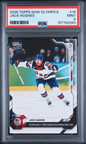 Graded 2026 Topps Now Olympics Jack Hughes #18 Team USA Hockey Card PSA 9 Mint