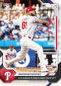 2026 Topps Now Cristopher Sanchez #283 50 2/3 Scoreless IP Streak is Longest Ever by Lefty Philadelphia Phillies Baseball Card
