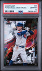 Graded 2024 Topps Finest Pete Crow Armstrong #53 Rookie RC Baseball Card PSA 10 Gem Mint