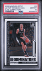 Graded 2023 Panini Donruss Optic Victor Wembanyama #18 Elite Dominators Rookie RC Basketball Card PSA 10 Gem Mint