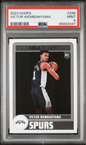 Graded 2023 Panini Hoops Victor Wembanyama #298 Rookie RC Basketball Card PSA 9 Mint