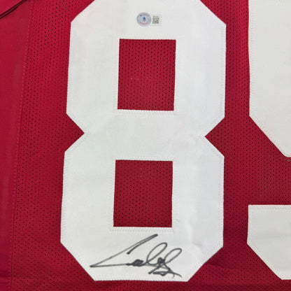 Autographed/Signed Cuba Gooding Jr Rod Tidwell Jerry Maguire Arizona Red Football Jersey Beckett BAS COA