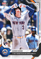 2026 Topps Now Carson Benge #301 1st Mets Rookie to Log 5 Hit Contest Since '19 New York Mets Rookie RC Baseball Card