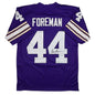 Autographed/Signed Chuck Foreman Minnesota Purple Football Jersey JSA COA