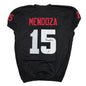 Autographed/Signed Fernando Mendoza Indiana Black College Football Jersey Beckett BAS COA