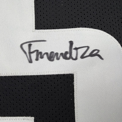 Autographed/Signed Fernando Mendoza Indiana Black College Football Jersey Beckett BAS COA