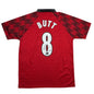 Autographed/Signed Nicky Butt Manchester United Red Soccer Futbol Jersey Beckett BAS COA