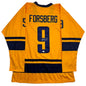 Autographed/Signed Filip Forsberg Sweden Yellow Hockey Jersey JSA COA