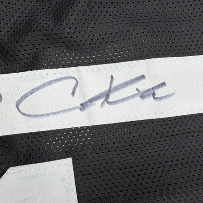 Autographed/Signed Christian Kirk Jacksonville Black Football Jersey Beckett BAS COA