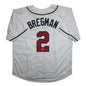 Autographed/Signed Alex Bregman United States USA White World Baseball Classic WBC Baseball Jersey Beckett BAS COA