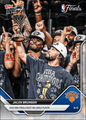 2025 Topps Now Jalen Brunson #339 2026 NBA Finals Most Valuable Player New York Knicks Basketball Card