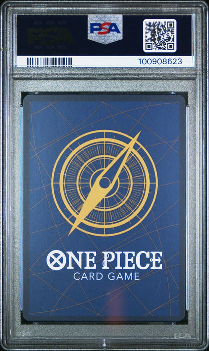 Graded 2024 One Piece Japanese Scarlet #042 EB01 Memorial Collection Trading Card Game PSA 10 Gem Mint