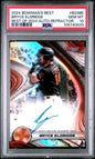 Graded 2024 Topps Bowman's Best Bryce Eldridge #B24BE Best of 2024 Refractor Auto Rookie RC Baseball Card PSA 10 Gem Mint