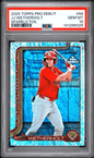 Graded 2025 Topps Pro Debut JJ Wetherholt #94 Sparkle Foil /175 Rookie RC Baseball Card PSA 10 Gem Mint