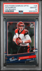 Graded 2020 Panini Donruss Optic Joe Burrow #JB The Rookies Rookie RC Football Card PSA 10 Gem Mint