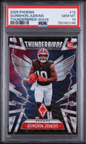 Graded 2025 Panini Phoenix Quinshon Judkins #12 Thunderbirds Wave /299 Rookie RC Football Card PSA 10 Gem Mint