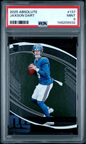 Graded 2025 Panini Absolute Jaxson Dart #137 Rookie RC Football Card PSA 9 Mint