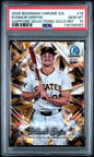 Graded 2025 Bowman Chrome Sapphire Konnor Griffin #18 Sapphire Selections Gold Refractor /50 Rookie RC Baseball Card PSA 10 Gem Mint