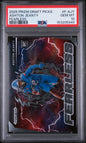 Graded 2025 Panini Prizm Draft Picks Ashton Jeanty #F-AJY Fearless Rookie RC Football Card PSA 10 Gem Mint