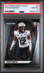 Graded 2025 Panini Prizm Draft Picks Travis Hunter #20 Rookie RC Football Card PSA 10 Gem Mint